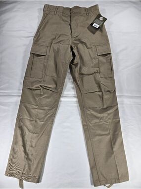 NEW Rothco 7901 Khaki BDU Tactical Cargo Pants Men's Small Combat Uniform NWT